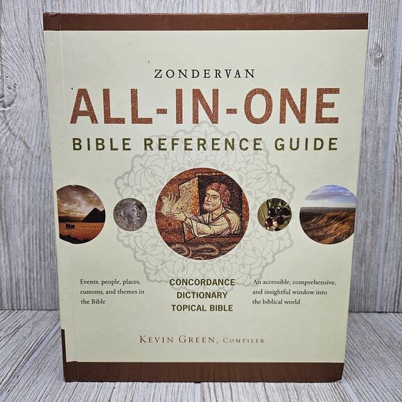 Zondervan All-In-One Bible Reference Guide Kevin Green Hardcover Concordance Top - Picture 2 of 11